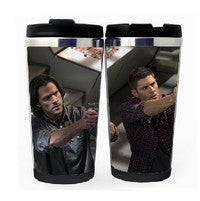 Supernatural Cup Stainless Steel 400ml Coffee Tea Cup Supernatural Beer Stein Birthday Gifts Christmas Gifts