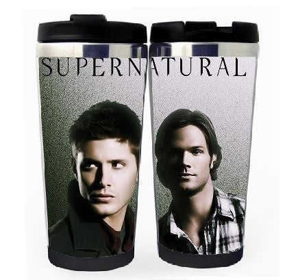 Supernatural Winchester Brothers Cup Stainless Steel 400ml Coffee Tea Cup Supernatural Beer Stein Birthday Gifts Christmas Gifts