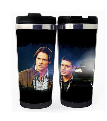 Supernatural Winchester Brothers Cup Stainless Steel 400ml Coffee Tea Cup Supernatural Beer Stein Birthday Gifts Christmas Gifts