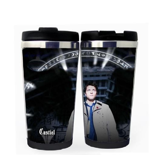 Supernatural Castiel Cup Stainless Steel 400ml Coffee Tea Cup Supernatural Beer Stein Birthday Gifts Christmas Gifts