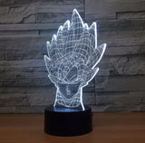 Dragon Ball Son Goku 3D Illusion Led stolní lampa 7 změn barvy LED stolní lampa Dragon Ball dárek
