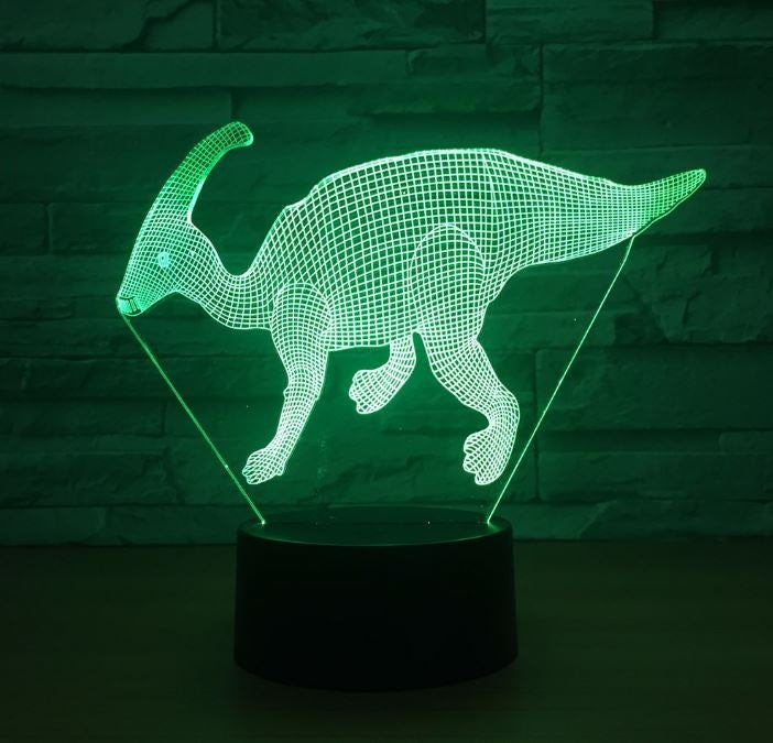 The dinosaur 3D Illusion Led Table Lamp 7 Color Change LED Desk Light Lamp The dinosaur Decoration