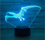 Game of Thrones Dragon The dinosaur 3D Illusion Led Table Lamp 7 Color Change LED Desk Light Lamp dragon The dinosaur Decoration