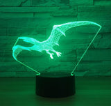 Game of Thrones Dragon The dinosaur 3D Illusion Led Table Lamp 7 Color Change LED Desk Light Lamp dragon The dinosaur Decoration