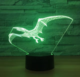 Game of Thrones Dragon The dinosaur 3D Illusion Led Table Lamp 7 Color Change LED Desk Light Lamp dragon The dinosaur Decoration