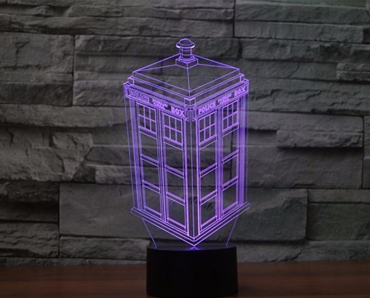 Doctor Who 3D Illusion Led Table Lamp 7 Color Change LED Desk Light Lamp Doctor Who gifts