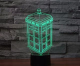 Doctor Who 3D Illusion Led Table Lamp 7 Color Change LED Desk Light Lamp Doctor Who gifts