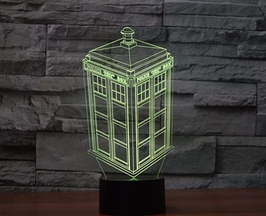 Doctor Who 3D Illusion Led Table Lamp 7 Color Change LED Desk Light Lamp Doctor Who gifts