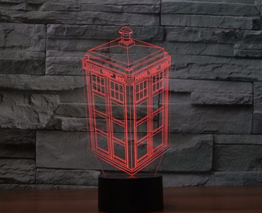 Doctor who 3D Illusion Led Table Lamp 7 Color Change LED Desk Light Lamp Doctor who Birthday Gifts Christmas Gifts