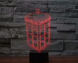 ডাক্তার যিনি 3D ইলিউশন LED টেবিল ল্যাম্প 7 রঙ পরিবর্তন LED ডেস্ক লাইট ল্যাম্প ডাক্তার যিনি জন্মদিনে বড়দিনের উপহার উপহার দেন