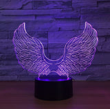 Supernatural Castiel Wing Angel  lamp