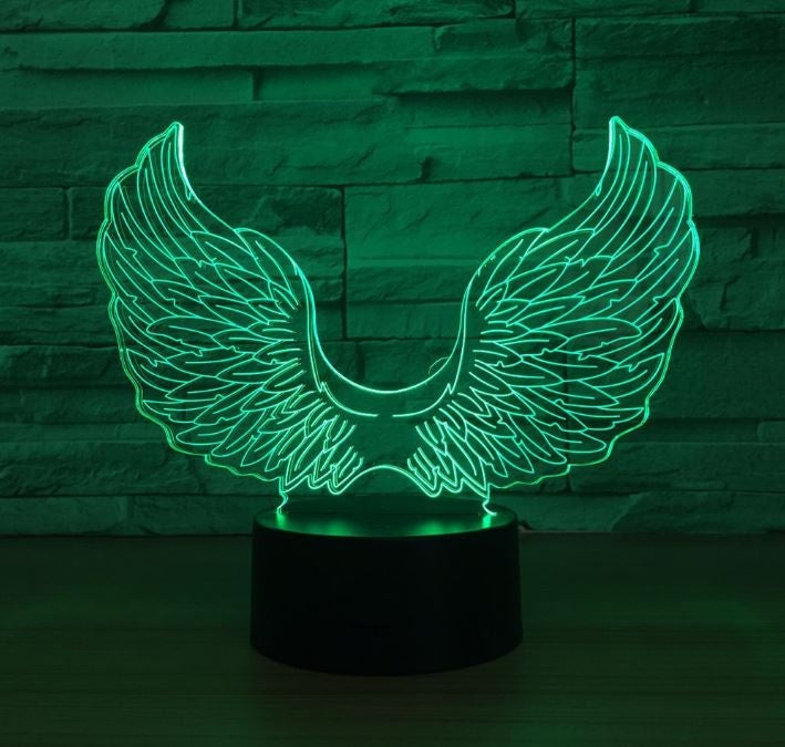 Supernatural Castiel Wing Angel  lamp
