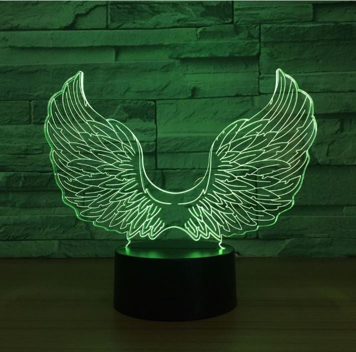 Supernatural Castiel Wing Angel  lamp