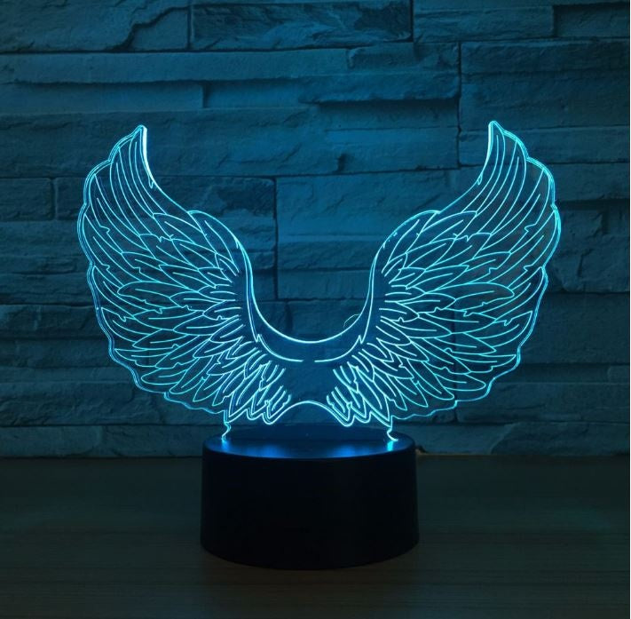 Supernatural Castiel Wing Angel  lamp