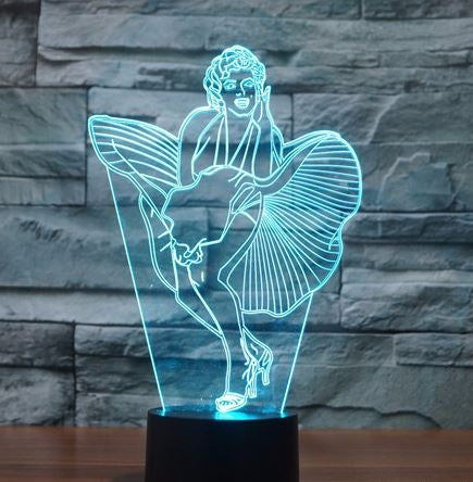 Marilyn Monroe lamp