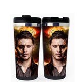 Supernatural Dean Winchester Jensen Ackles Cup Stainless Steel 400ml Coffee Tea Cup Supernatural Jensen Ackles Beer Stein Birthday Gifts Christmas Gifts