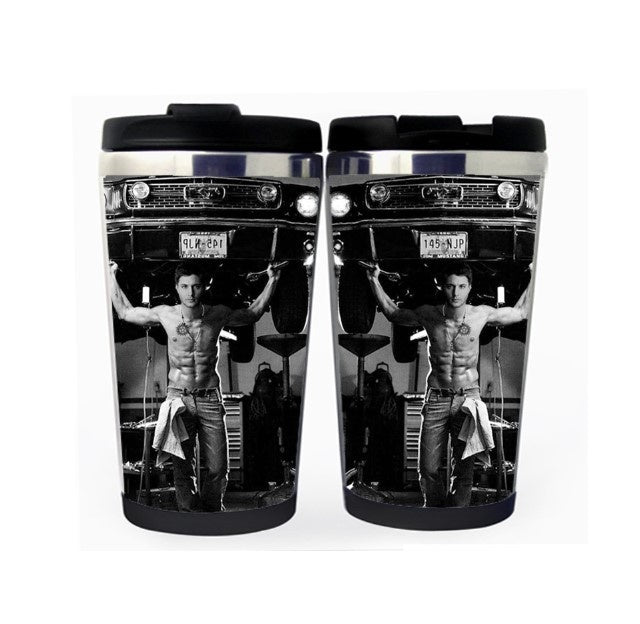 Supernatural Dean Jensen Ackles Cup Stainless Steel 400ml Coffee Tea Cup Supernatural Beer Stein Birthday Gifts Christmas Gifts