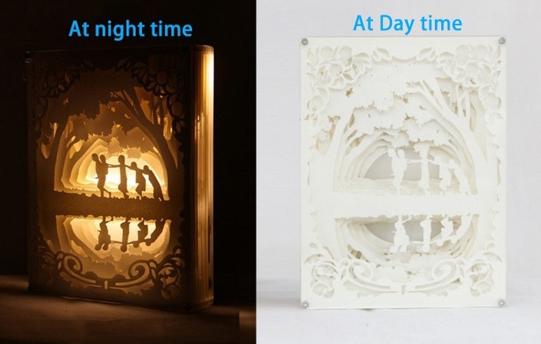 DRAGON BALL 3D Paper Carving Light Warm Night LED Light Lamp LED Desk Light Lamp Decoration DRAGON BALL Gifts Children Gift Birthday Gifts Christmas Gifts
