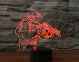 Call Of Duty soldier 3D Illusion Led Table Lamp 7 Color Change LED Desk Light Lamp Call Of Duty Birthday Gifts Christmas Gifts