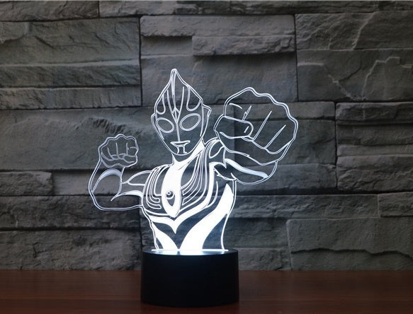 Altman 3D Illusion Led Table Lamp 7 Color Change LED Desk Light Lamp Altman  Birthday Gifts Christmas Gifts