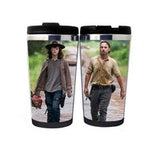 The Walking Dead Rick Grimes Carl Cup Nerezová ocel 400ml Káva Šálek čaje Pivo Stein Walking Dead Dárky k narozeninám Vánoční dárky