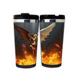 Angels and Demons Mug Stainless Steel 400ml Coffee Tea Cup Beer Stein Angels and Demons Birthday Gifts Christmas Gifts
