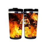 Fire man Fire Fighter Mug Stainless Steel 400ml Coffee Tea Cup Beer Stein Fire Fighter Birthday Gifts Christmas Gifts