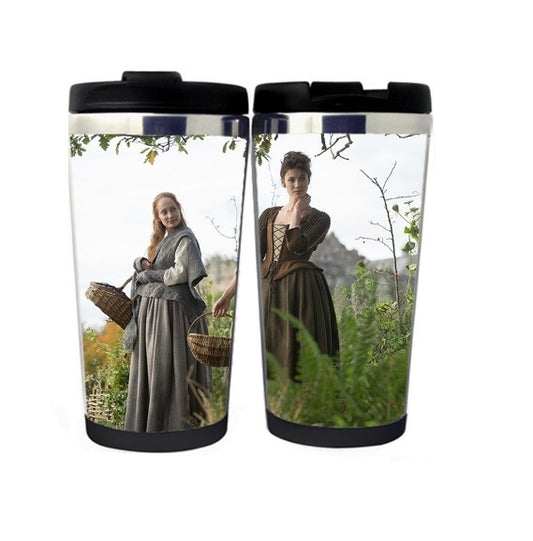 Outlander Claire Mug Stainless Steel 400ml Coffee Tea Cup Beer Stein Outlander Birthday Gifts Christmas Gifts