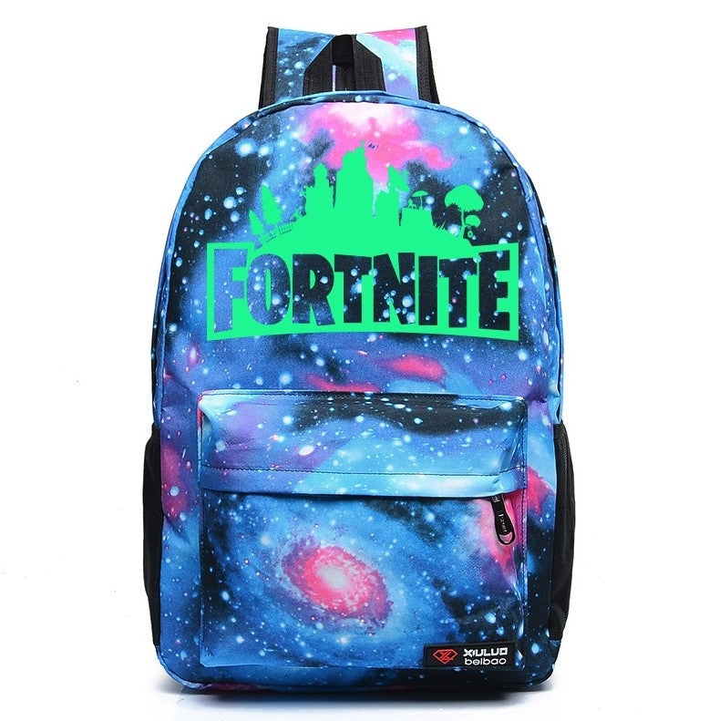Fortnite Luminous Backpack School bag Travel Bag Canvas bag Shoulder bag Fortnite Birthday Gifts Christmas Gifts