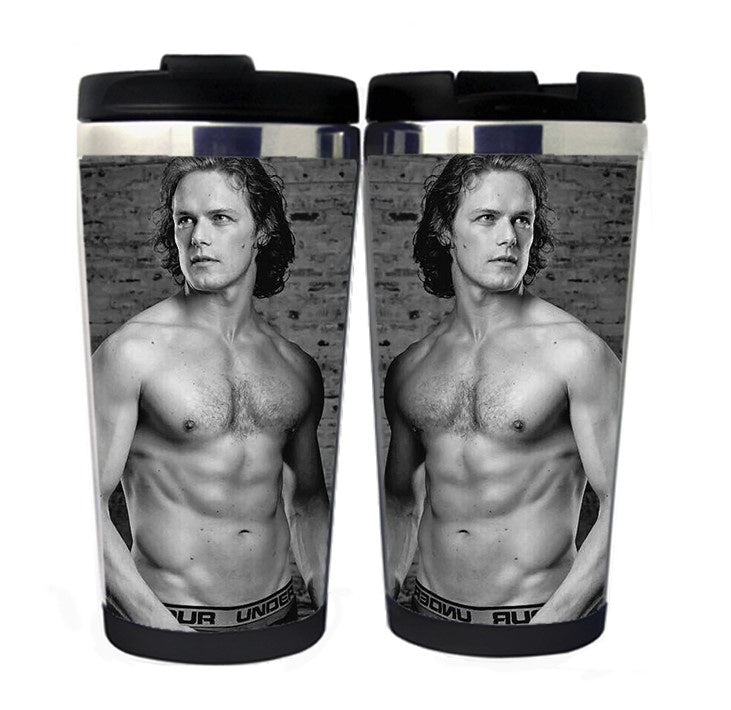 Jamie Fraser Mug Stainless Steel 400ml Coffee Tea Cup Beer Stein Outlander Birthday Gifts Christmas Gifts