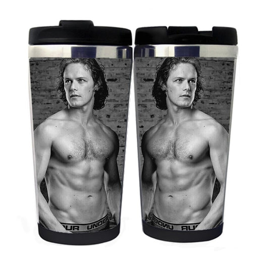 Jamie Fraser Mug Stainless Steel 400ml Coffee Tea Cup Beer Stein Outlander Birthday Gifts Christmas Gifts