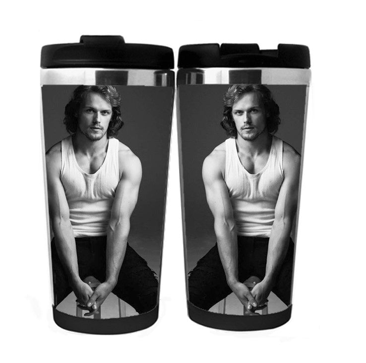 Jamie Fraser Mug Stainless Steel 400ml Coffee Tea Cup Beer Stein Outlander Birthday Gifts Christmas Gifts