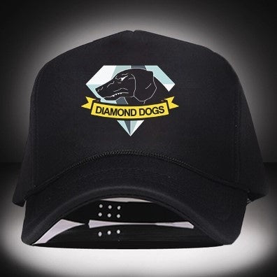 Kovové vybavení pevný diamantový pes Baseballová čepice Snapback Baseballová hip-hopová čepice diamantový pes