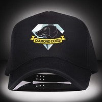 Kovové vybavení pevný diamantový pes Baseballová čepice Snapback Baseballová hip-hopová čepice diamantový pes