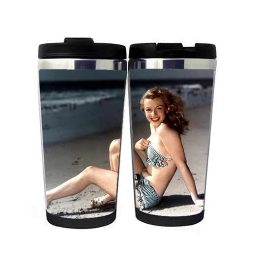 Marilyn Monroe Mug Stainless Steel Coffee Cup Travel Mug Tea Cup Gifts