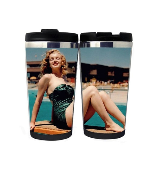 Marilyn Monroe Mug Stainless Steel Coffee Cup Travel Mug Tea Cup Gifts