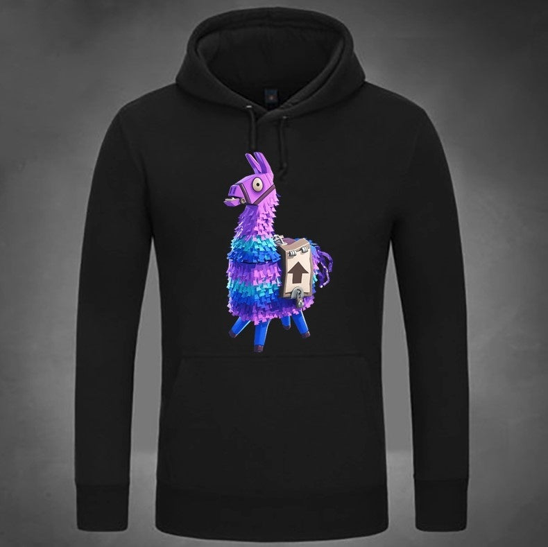 Fortnite Llama  Hoodie Sweatshirt cardigan Outwear Fortnite Llama Gifts