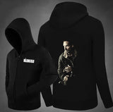 The Walking dead Rick Grimes Zipper Hoodie Coats Outwear Hooded Jacket Sweater Pullover Rick Grimes Gifts Christmas Gifts