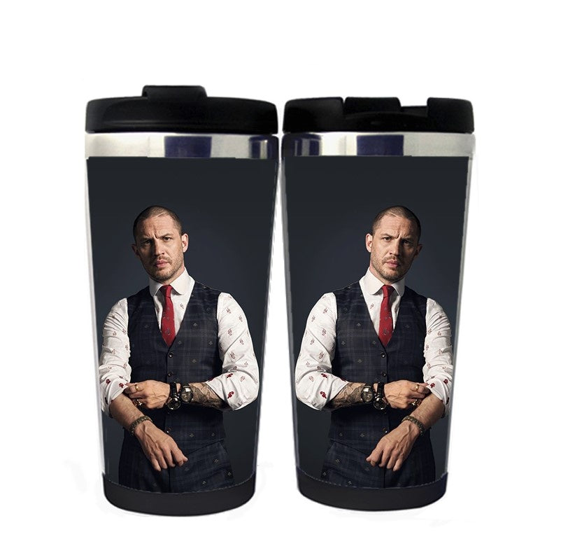 Tom Hardy Mug Stainless Steel 400ml Coffee Tea Cup Beer Stein Tom Hardy Gifts