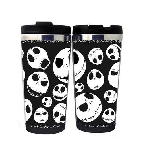 Nightmare Before Christmas Travel Mug Tumbler Stainless Steel 400ml Coffee Tea Cup Nightmare Before Christmas Gifts Christmas Gifts