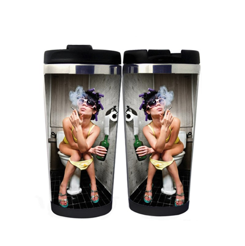 Toilet Sexy Woman Mug 