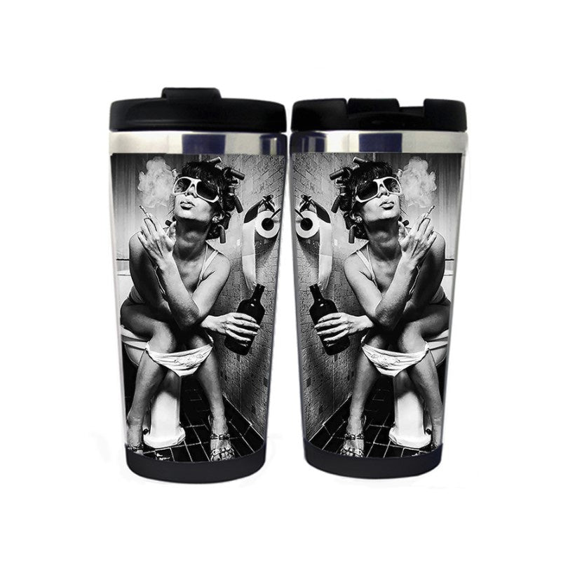 Toilet Sexy Woman Mug