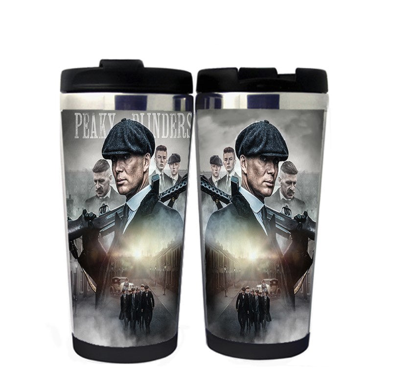 Peaky Blinders Mug Coffee Mug Stainless Steel Insulated Tea Cup Travel Mug Tumbler Funny Novelty Gifts