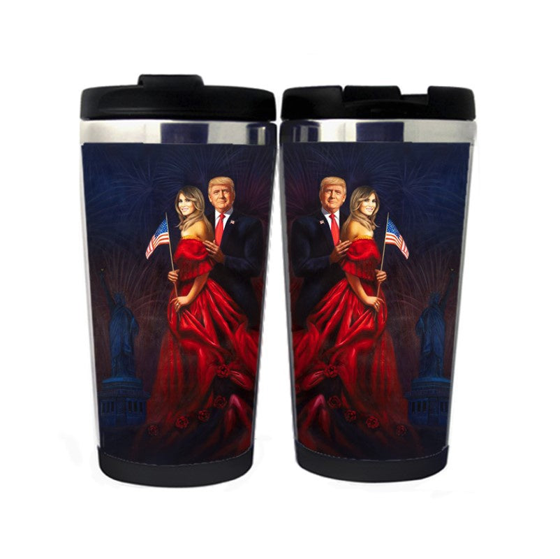 Trump Couples Mug Coffee Mug Stainless Steel Tumbler Coffee Tea Water Cup Funny Gifts Christmas Gifts