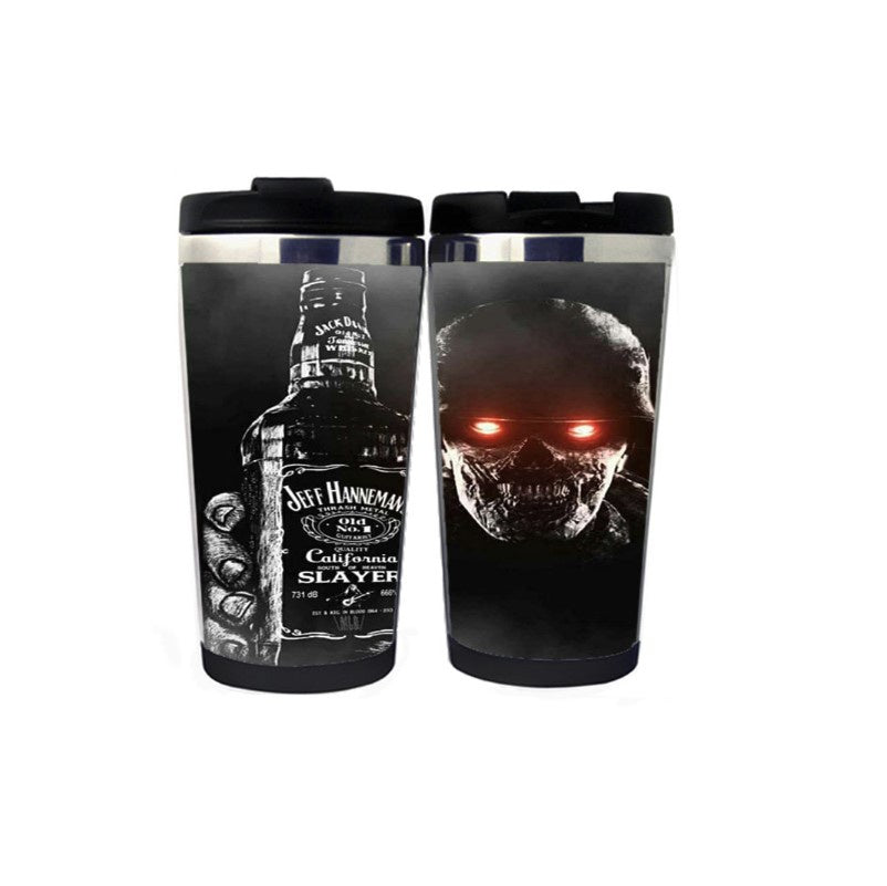 Whiskey Skull Mug Beer Tumbler Stainless Steel Coffee Tea Cup Funny Mug Gifts Christmas Gifts