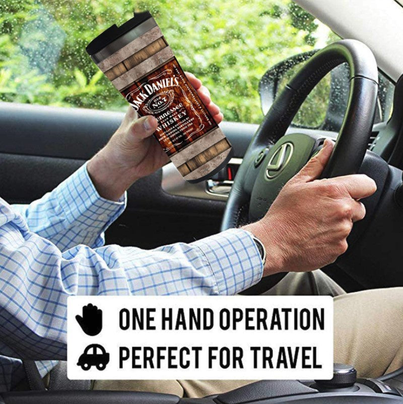 Whiskey Mug Beer Tumbler Stainless Steel Camping Sports Drink Bottle Funny Gifts Christmas Gifts