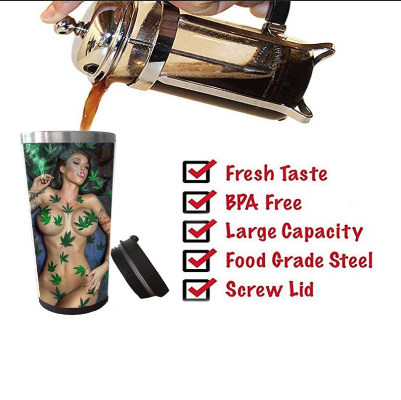 Marijuana Sexy Women Smoking Mug 