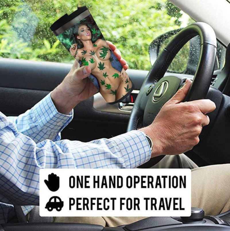 Marijuana Sexy Women Smoking Mug 