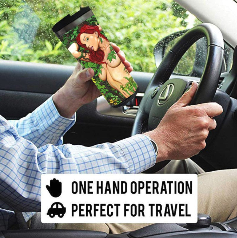 বার্ডস অফ প্রি আইসলে মগ কফি কাপ 400ml স্টেইনলেস স্টিল টাম্বলার টি ওয়াটার কাপ বিয়ার স্টেইন মজার জন্মদিনের উপহার ক্রিসমাস উপহার