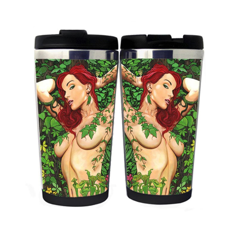 বার্ডস অফ প্রি আইসলে মগ কফি কাপ 400ml স্টেইনলেস স্টিল টাম্বলার টি ওয়াটার কাপ বিয়ার স্টেইন মজার জন্মদিনের উপহার ক্রিসমাস উপহার